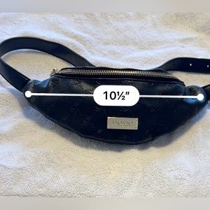 NWOT- Black BEBE belt bag- Gold Hardware